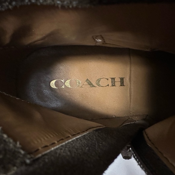 COACH Women’s Patricia Suede Leather Ankle Booties in the Size 6 - Picture 9 of 10